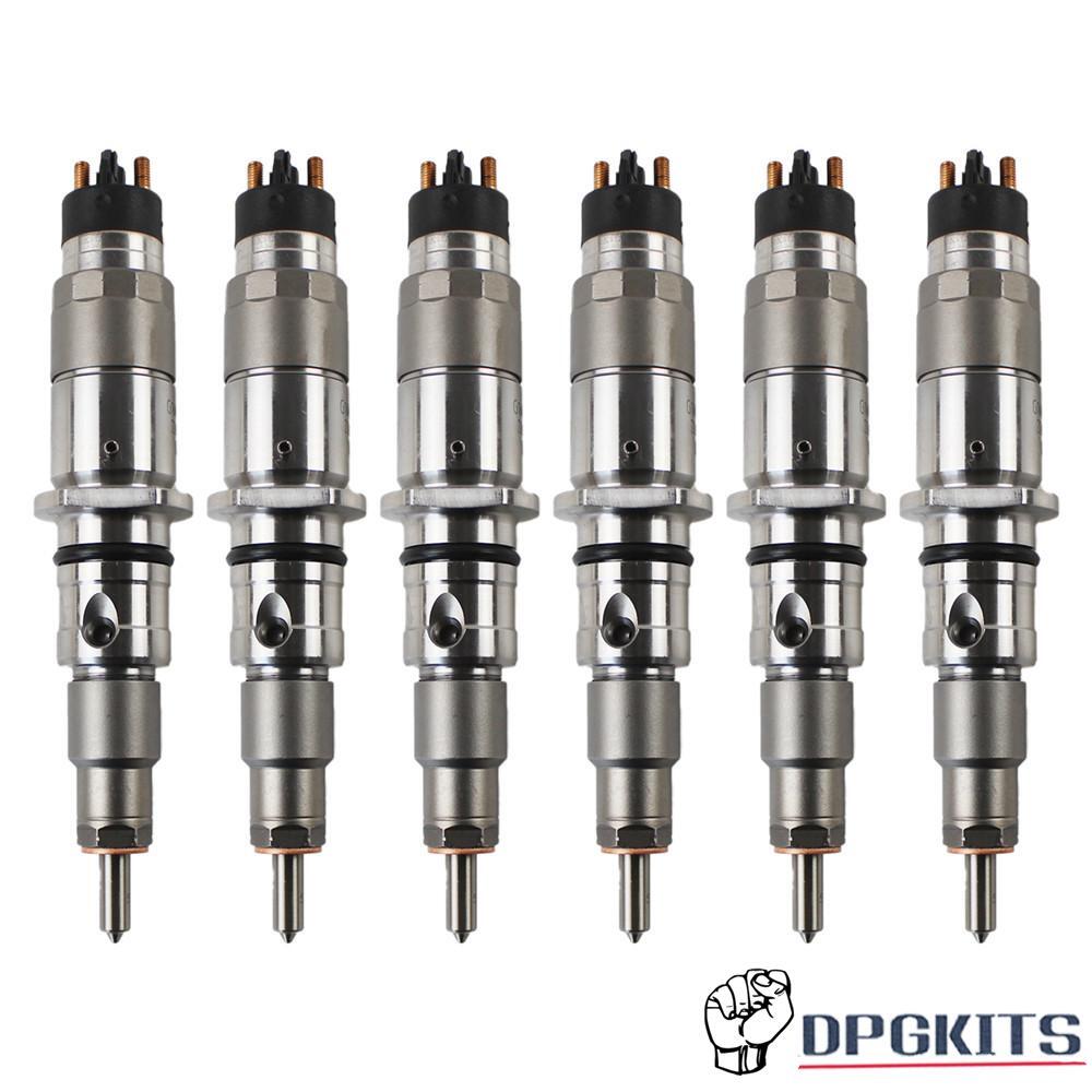 6Pcs Fuel Injectors For QSB6.7 Engine KOMATSU PC200-8; Hitachi ZW180