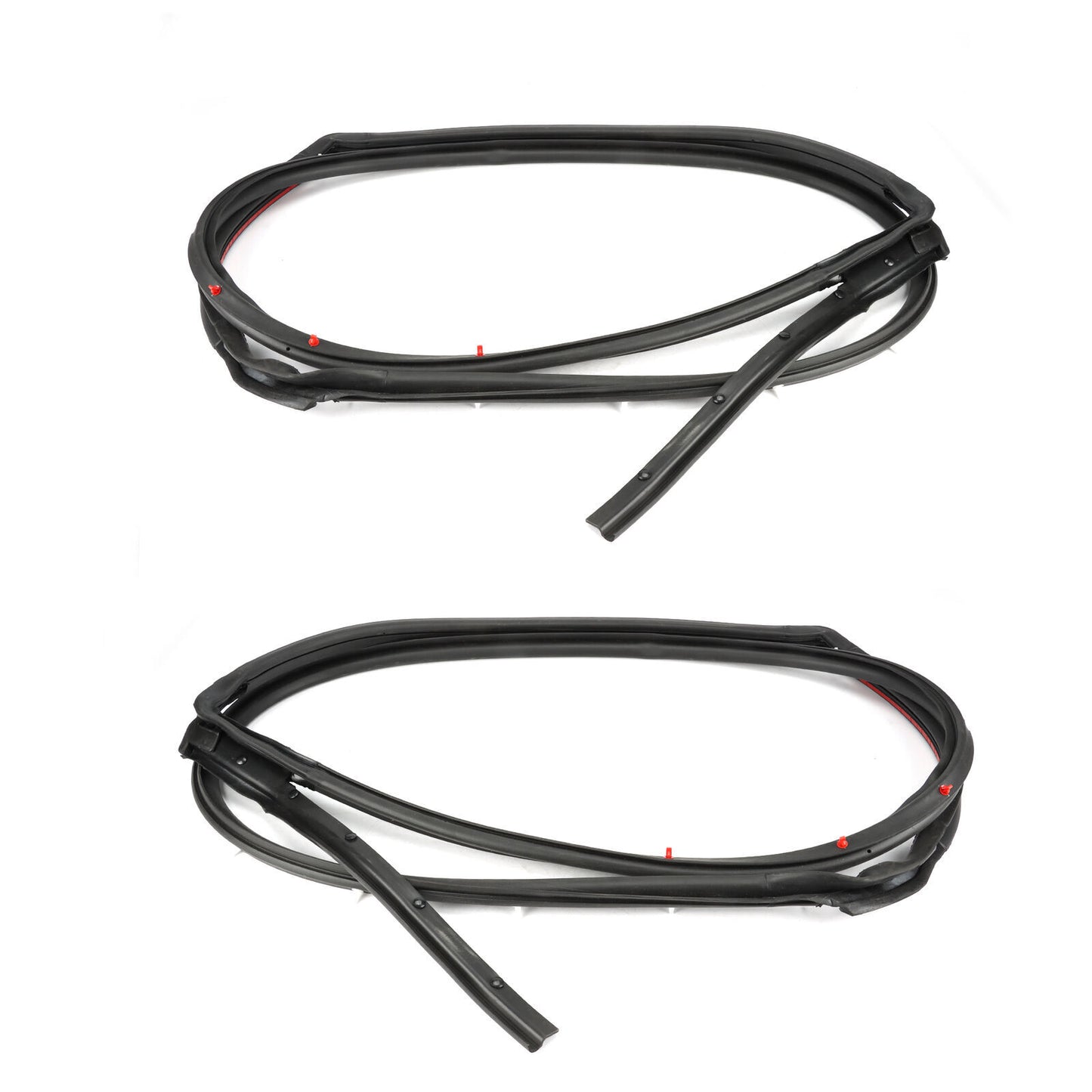 2x Left & Right Door Silence Weather Strip Seal Black Fits For Sentra 2013-2019
