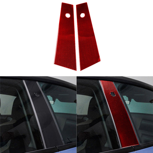 Carbon Fiber Interior Gear Shift Transmission Cover Trim For 2014-2017 for Fiat 500L v