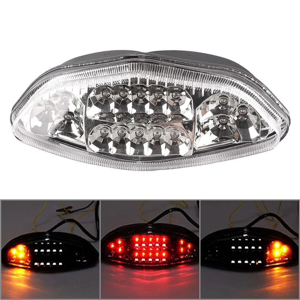 LED Tail Light Brake Turn Signal Lamp for Suzuki DL650 V-Strom 2004-2009 Clear