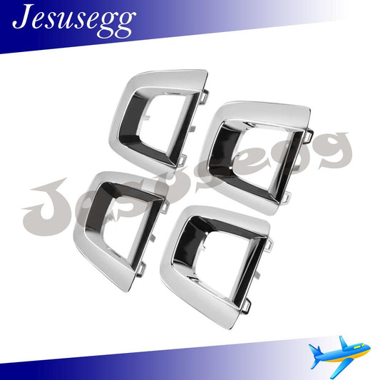 LHRH Inner Outer Front Bumper Cover Molding Chrome Trim for Mercedes X253 C253 Q