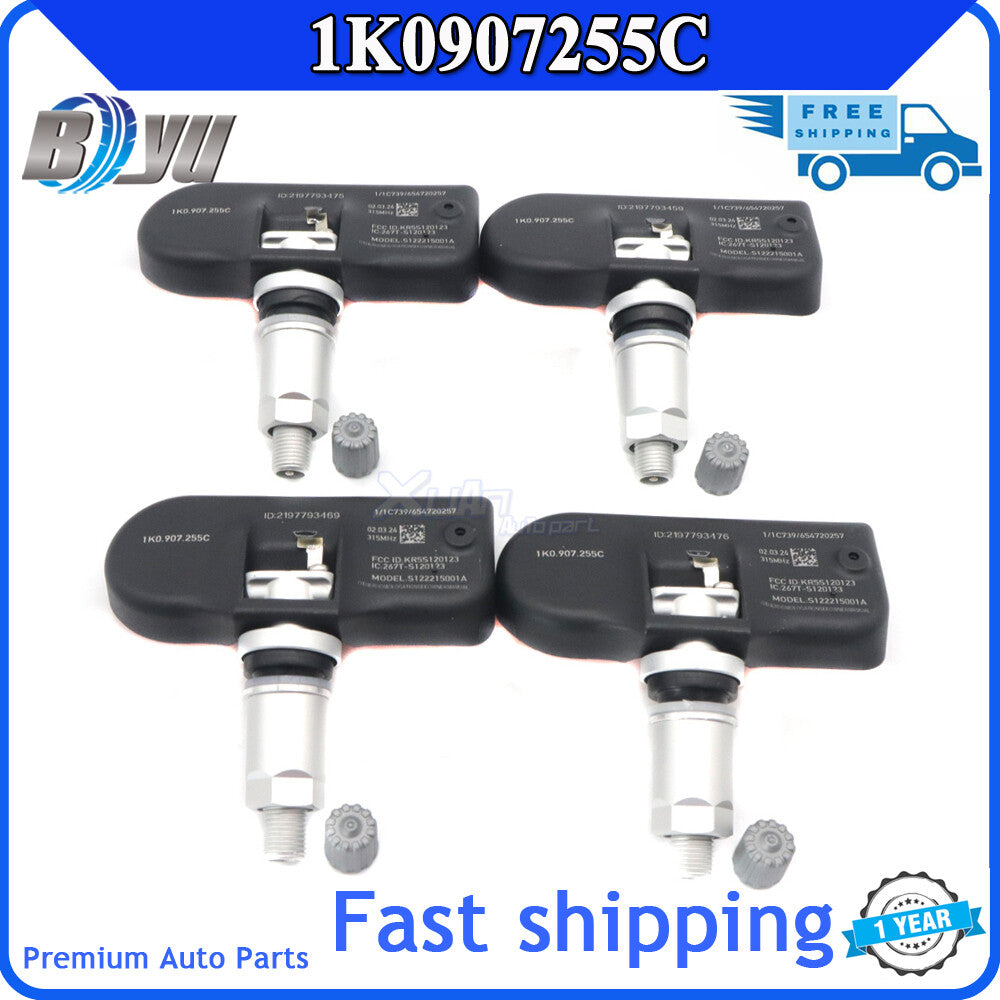 Tire Pressure Monitoring Sensor (TPMS) EOS 4P 1K0907255C, suitable for Audi A3, A4, and CC. v