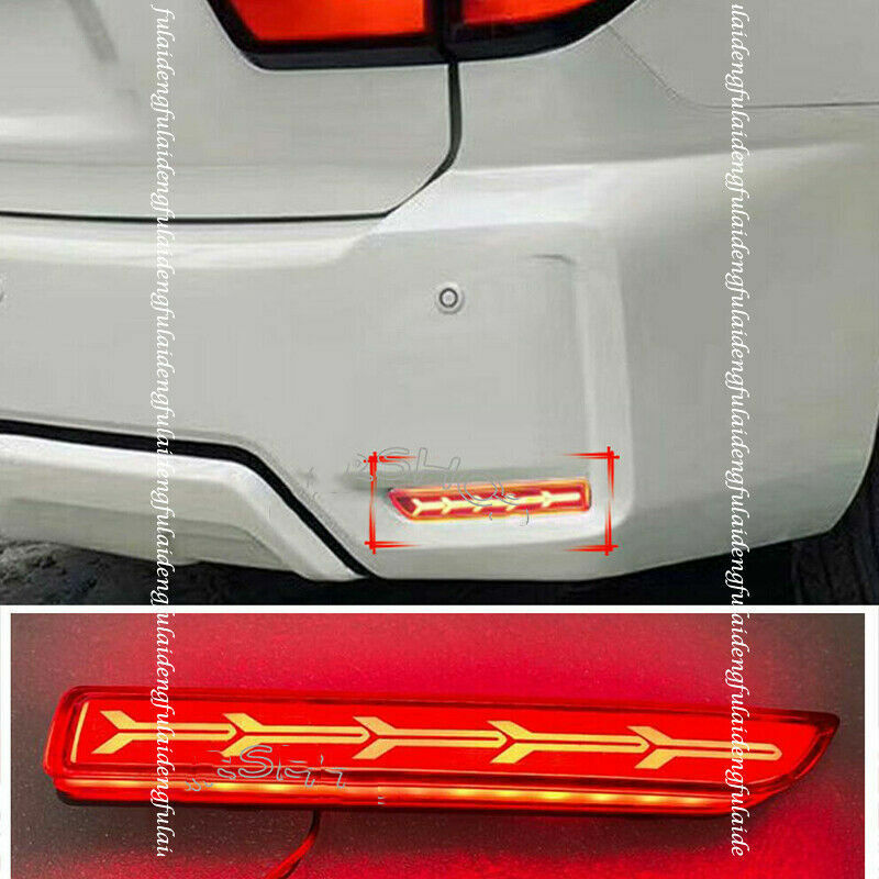 LED Rear Bumper Reflector Fog Brake Turn Indicator Lights for Nissan Armada Y62