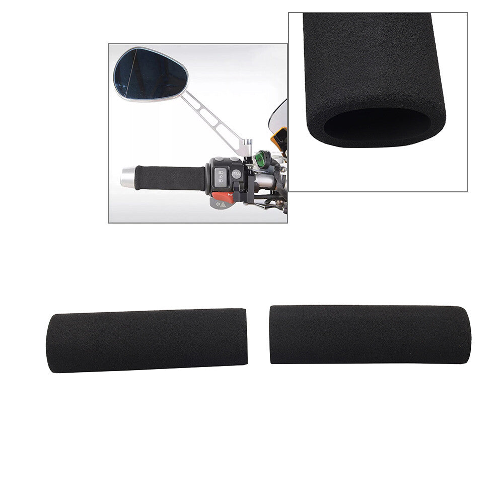 2 Pcs Universal Motorcycle Handlebar Grip Covers Protector Foam Hand Grip Cover