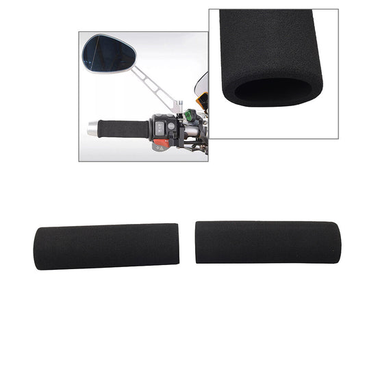 2 Pcs Universal Motorcycle Handlebar Grip Covers Protector Foam Hand Grip Cover