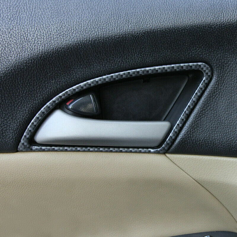 Inner Door Handle Cover Trim for Honda Accord Crosstour 2008-2013 Carbon Fiber