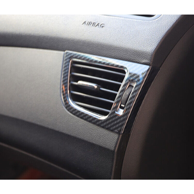 ABS Carbon fiber interior air vent Cover Trims 2P for Hyundai for Elantra 2012-2016