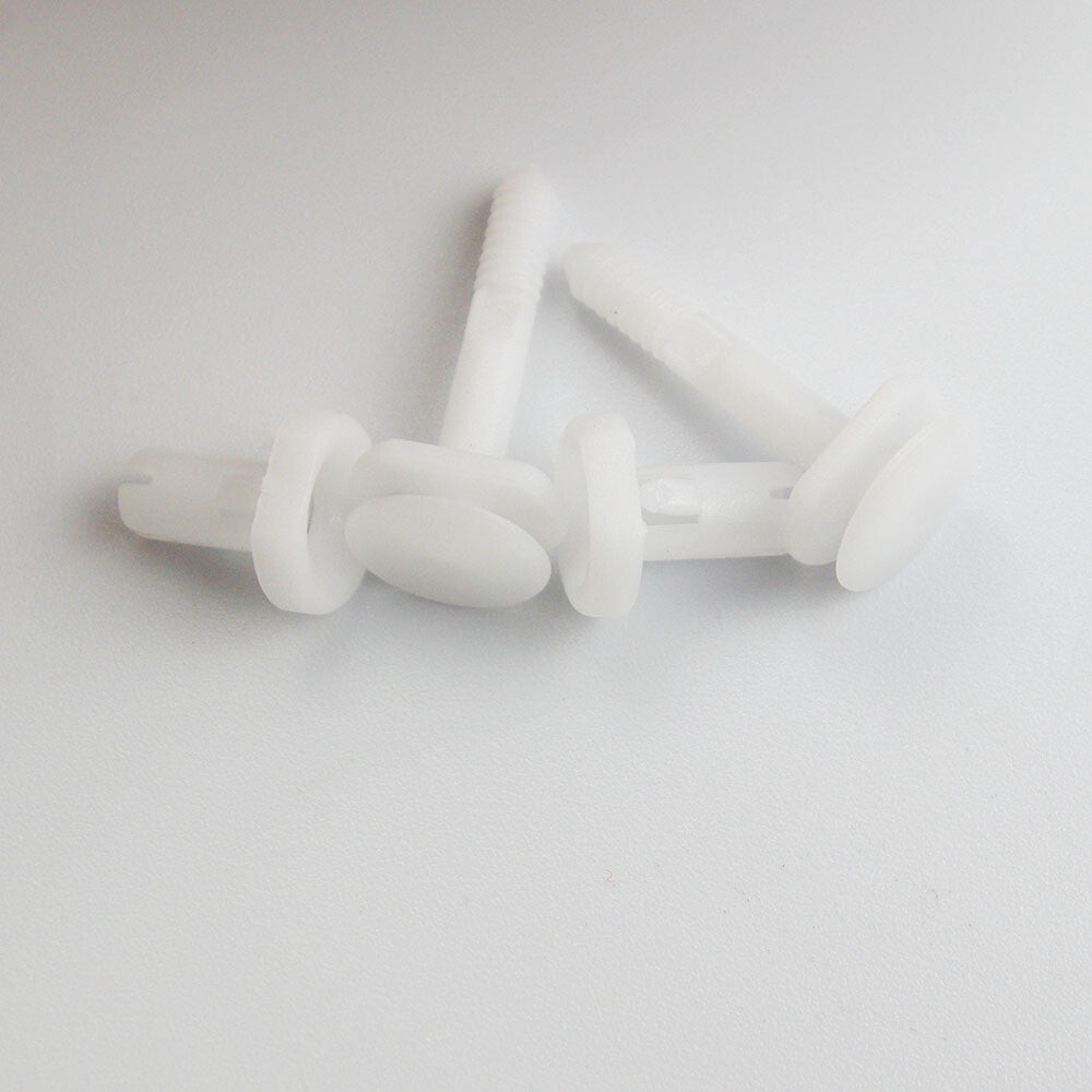 30x Door Panel Push Type Retainer Clips for Chevrolet 15960325 White