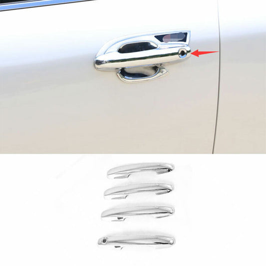 ABS Decor Outside Door Handle Chrome Cover Trims for Ford Escape Kuga 2020-2023