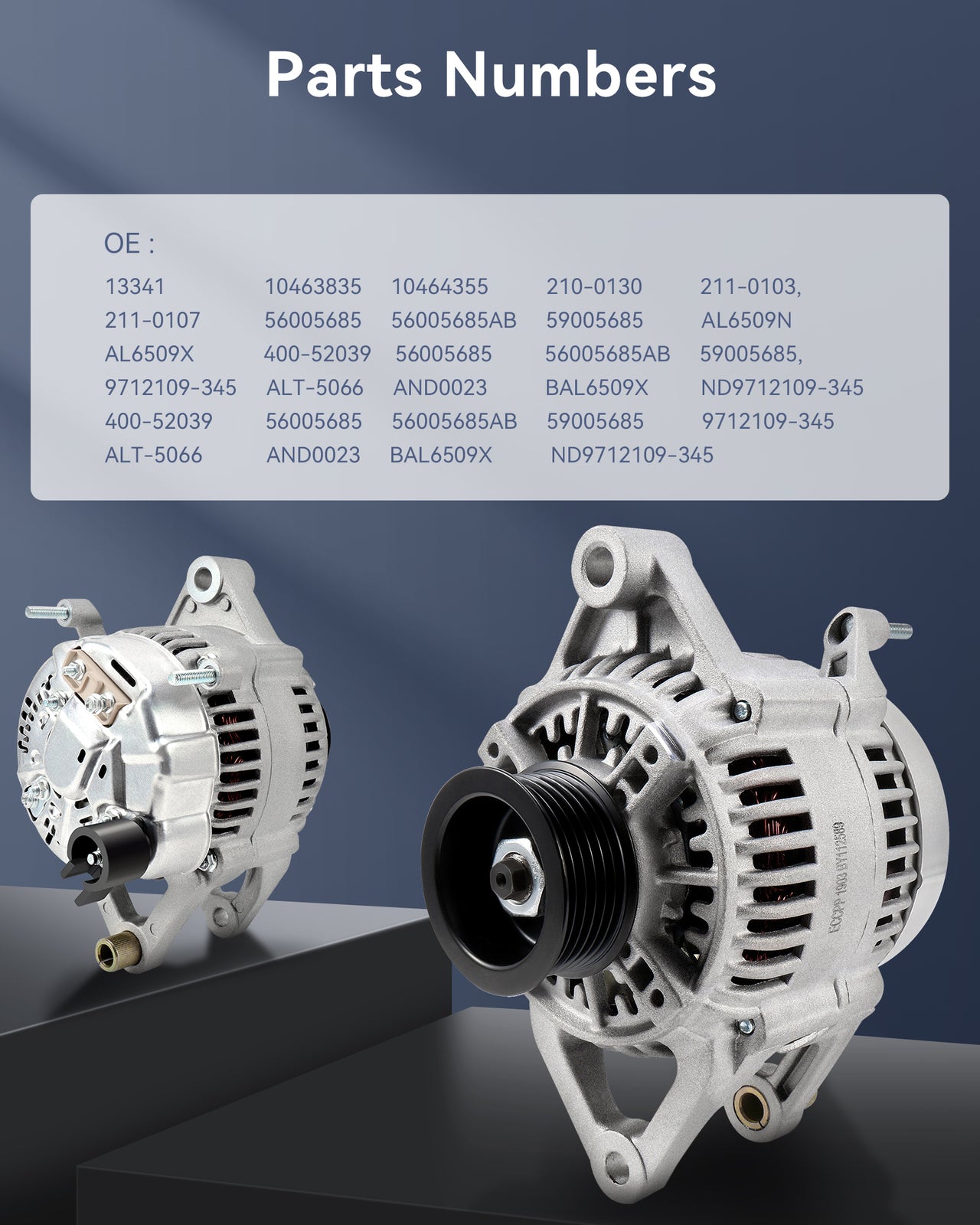 New Alternator 10463835 Fit for 1991-1998 for Jeep Cherokee Sport Utility L4 4.0L
