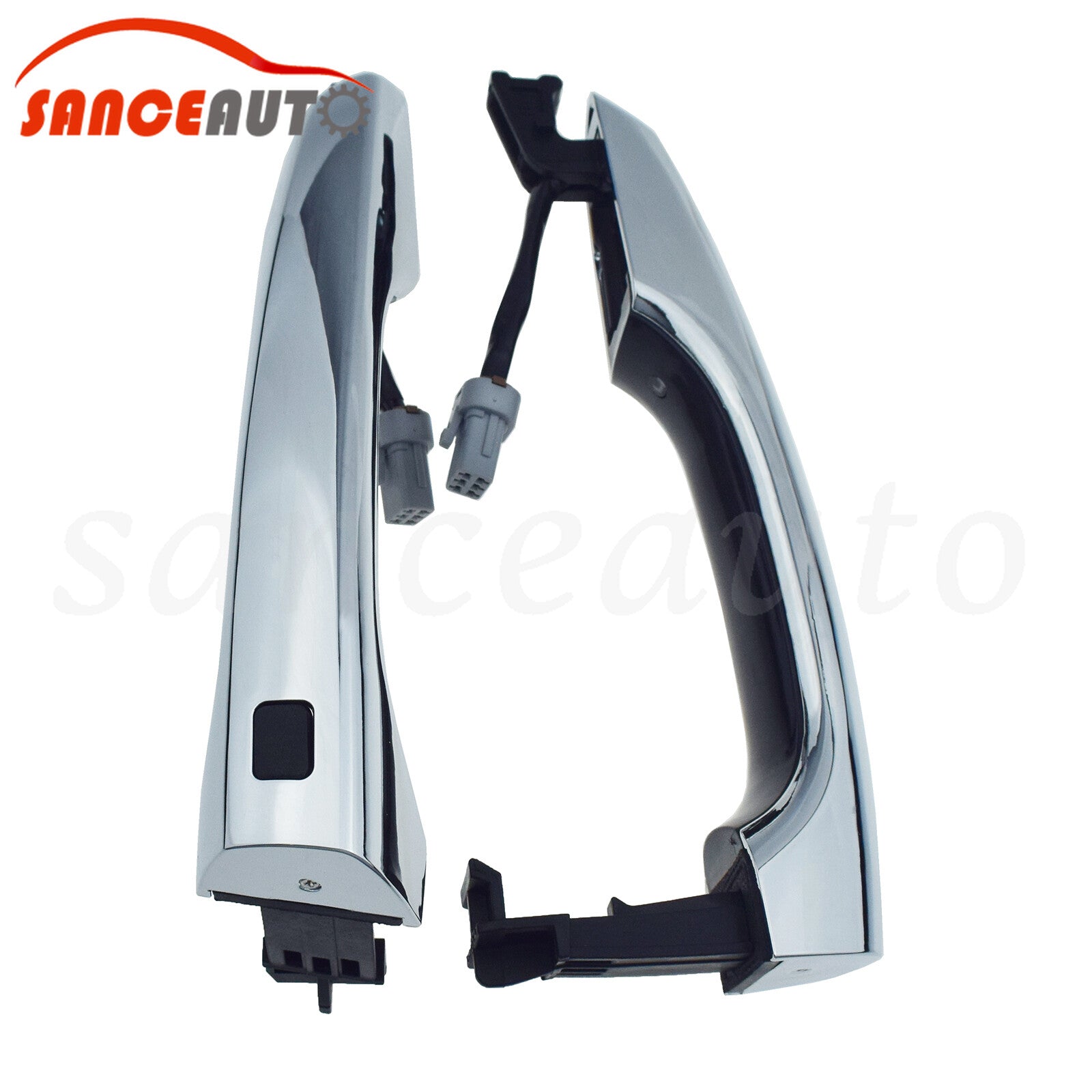 Front LH RH Chrome Outside Door Handle W/ for Smart Key for Hyundai for Elantra 16-20 n