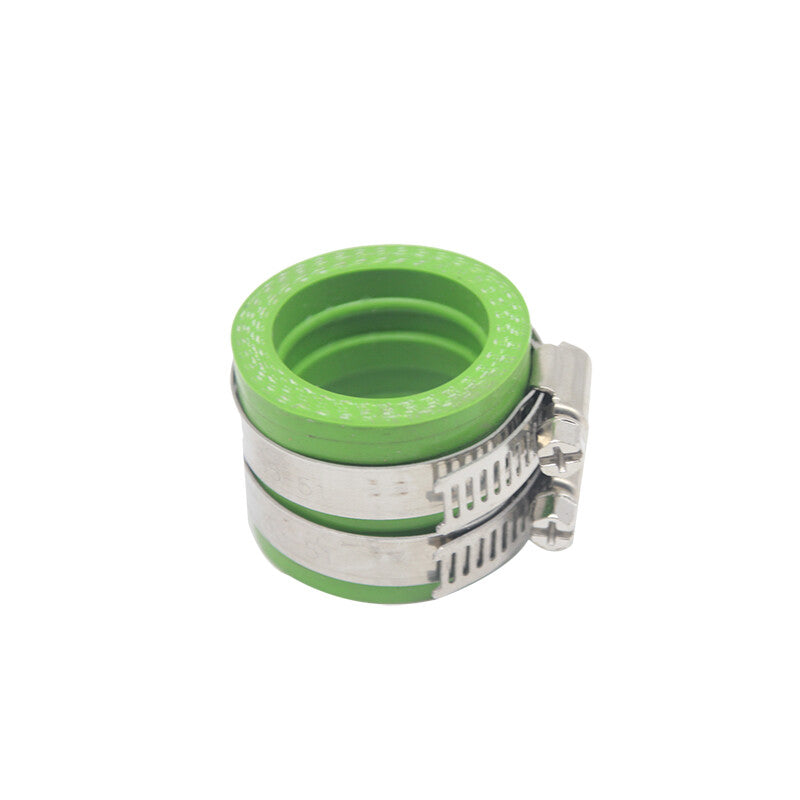1-Piece Green Motorcycle Carburetor Rubber Adapter 35mm Intake Manifold for Carb Q