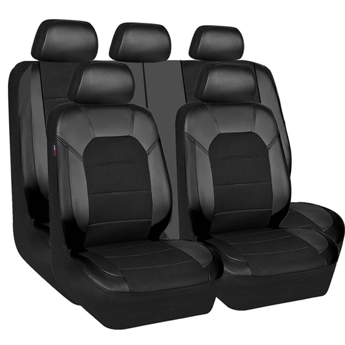 5-Seats Car for Seat Cover PU Leather Front Rear Cushion For Interior Accessories