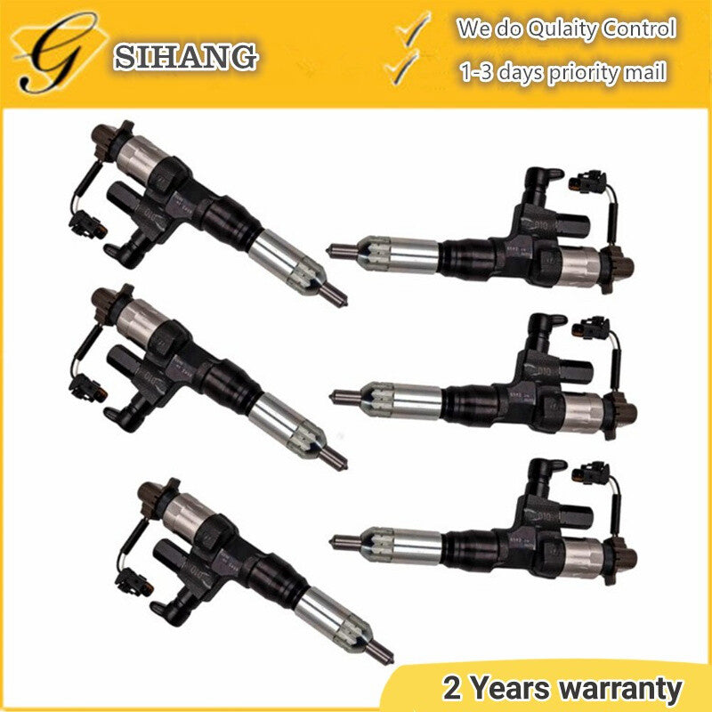 6pcs Diesel Injector for Hino 185 155 165 195 268 198 238 258 7.8L 4.7L 5.0L