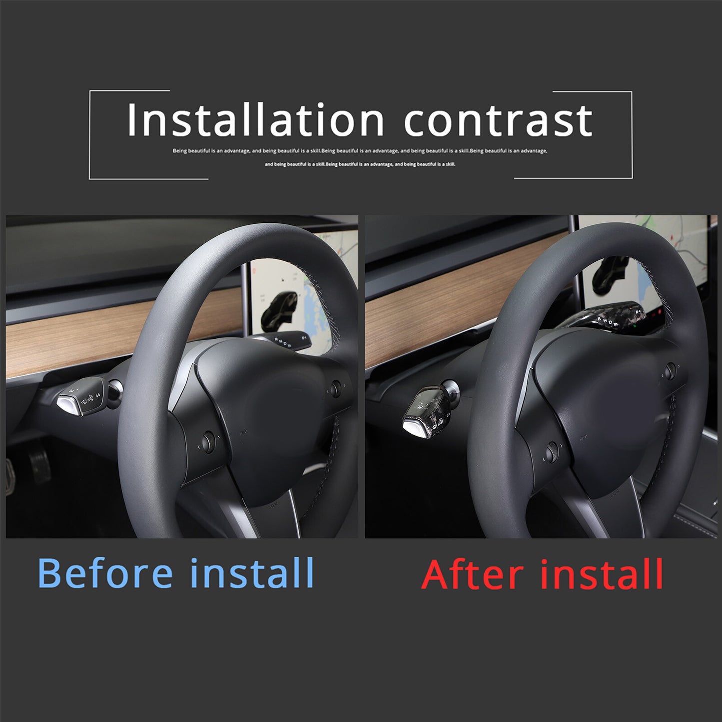 for Honda Pilot Front Fog Light Stripe Trim + Lampshade Trim Kit 2019 - 2021- v