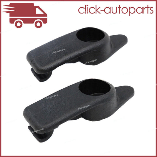 Pair Sun Visor Clip Bracket Holder Clip Black For 1997-04 for Chevrolet for Corvette C5 Q