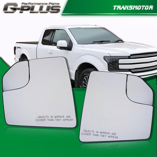 Fits 15 - 20 for Pickup View Manual Mirror Glass w/ Spotter LH & Right Hand - v