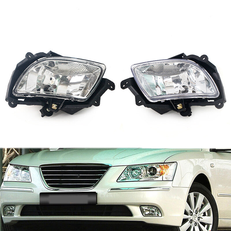 Pair for Hyundai Sonata NF Ser 2 2008-2010 Front bumper Fog Lamps driving light v