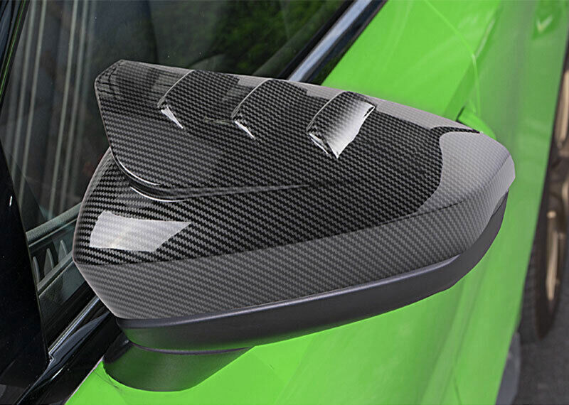 for Audi A3 2022-23 ABS Carbon Fiber OX Horn Rear View Side Door Mirror Cover 2X