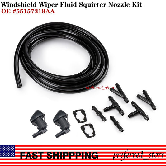 9-piece spray nozzle kit for Jeep Grand Cherokee windshield washer sprayers - v
