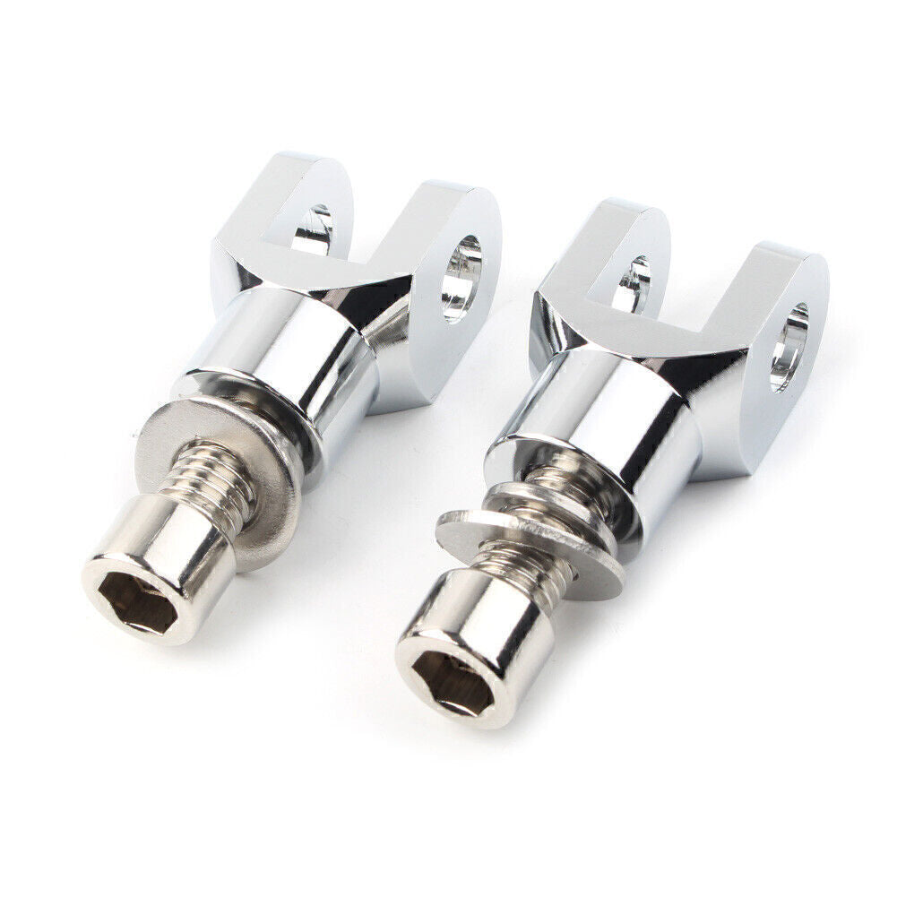 Motor Rear Passenger Foot Pegs Bracket Fit for Harley Softail 2000 - 2020 Silver US