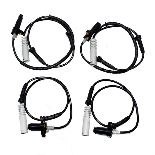 for BMW 528i 540i 34521182159 34521182160 4x Front Rear ABS Wheel Speed Sensor