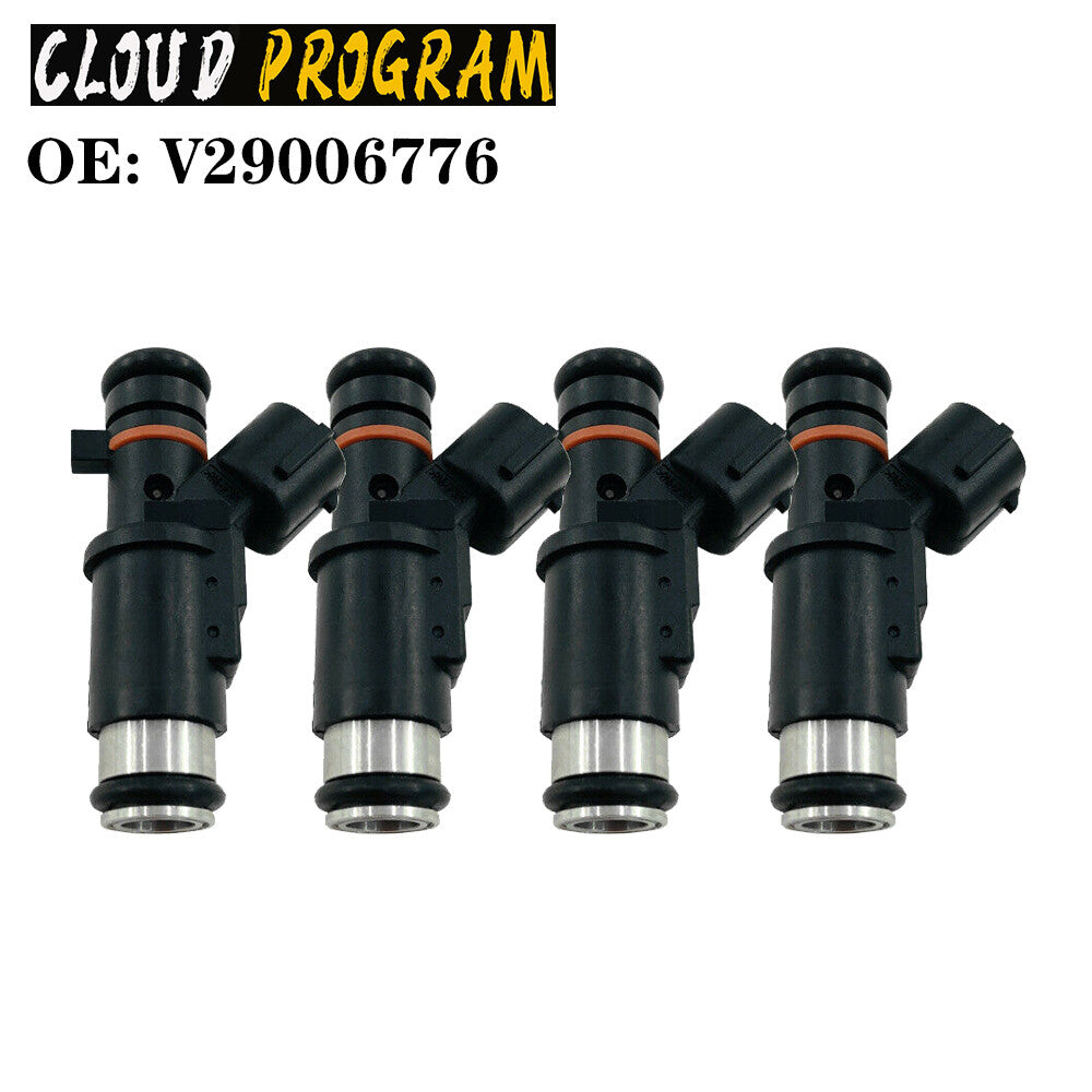 4pcs/lot Fuel Injector V29006776 01F030 for Peugeot 206 v