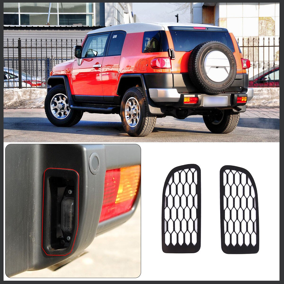 Suitable for 07-21 for Tandra 3RD third rear brake light cover smoked exterior- v