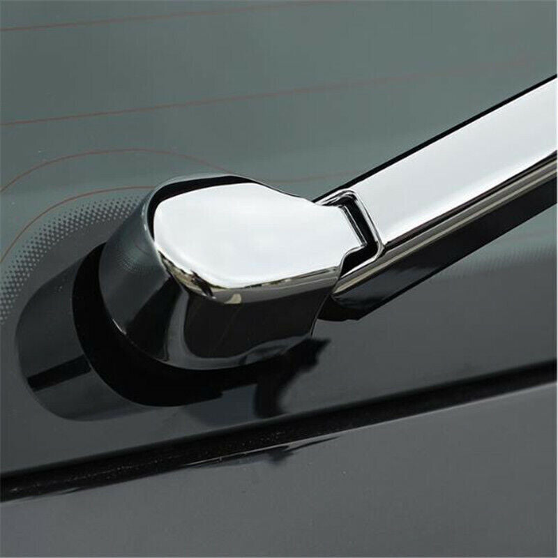 for VW for GOLF 8 MK8 2020 2021 Chrome 2X Rear Windshield Wiper Arm Blade Cover Trim