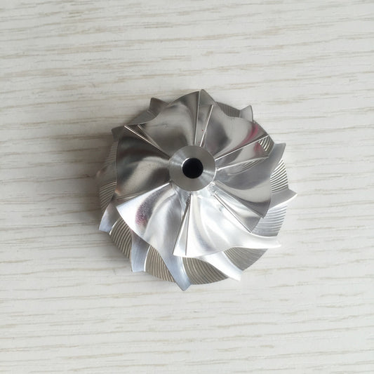 K04 37.84/50.96 mm 6+6 insert performance turbine milling/bulk compressor wheel