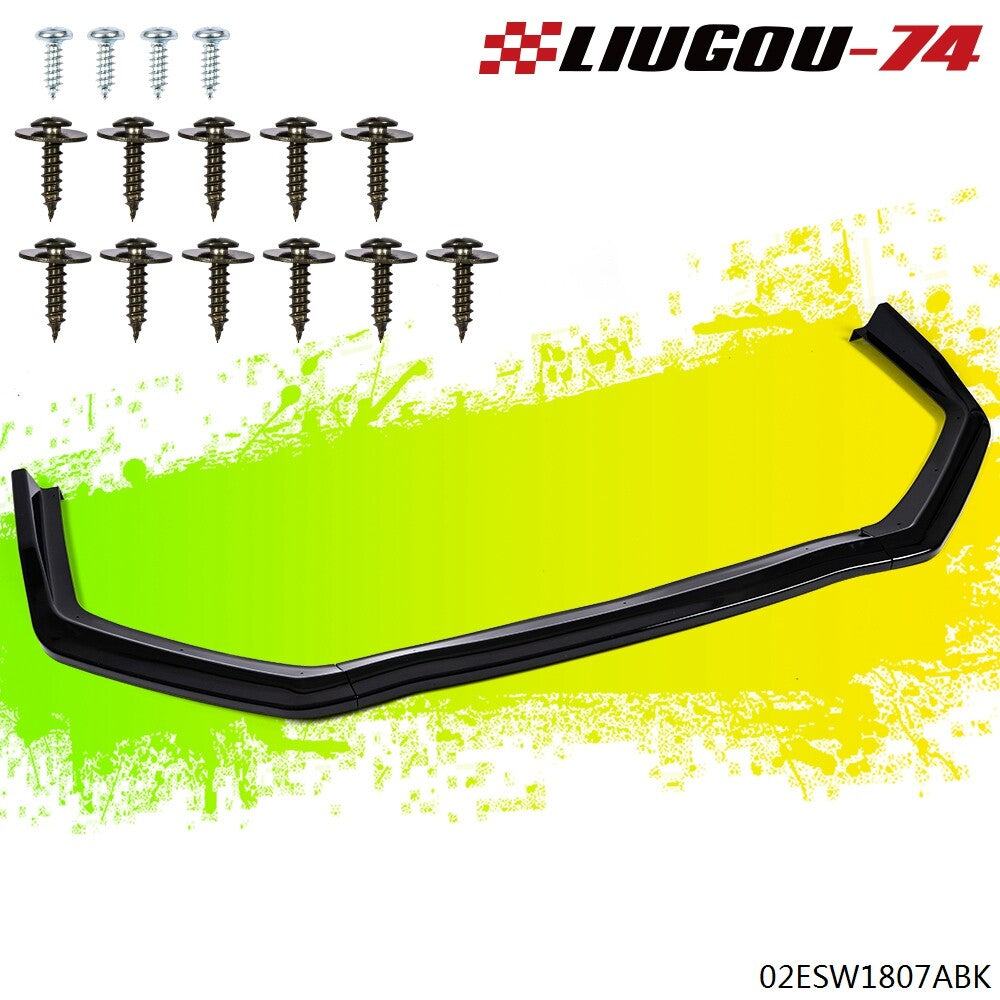 Suitable for 15-20 for Subaru WRX STI Sedan CS Style Front Bumper Lip Pot Kit Black U Q