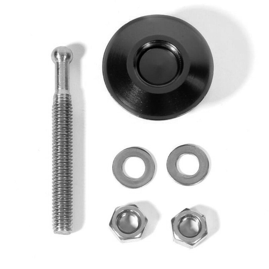 Quick Disconnect Latch Pin Fastener Push Button Clip For Car Hood Bumper 4PCS