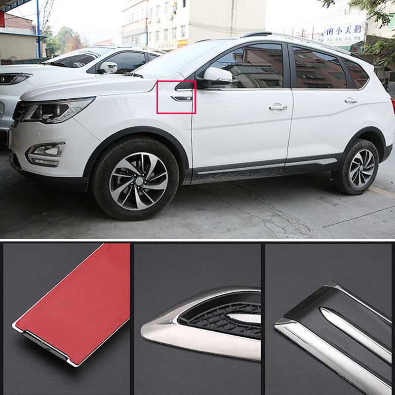 2-piece RV/Car Side Cover with Air Intake, Ventilation, Protection, ABS, Gills, 185 cm n