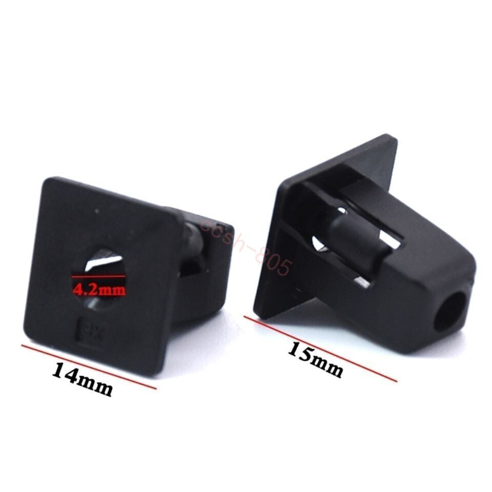 10 Pcs Car Rear Bumper Fender Mudguard Nuts for Honda Q