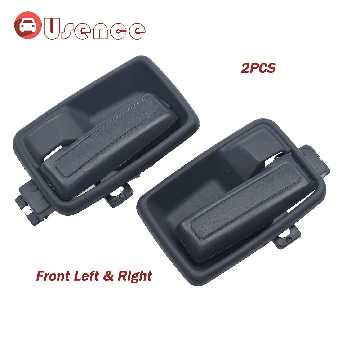 2PCS Gray Interior Door Handle Front Left  Right For 1989-2001 for Isuzu Pickup TFR