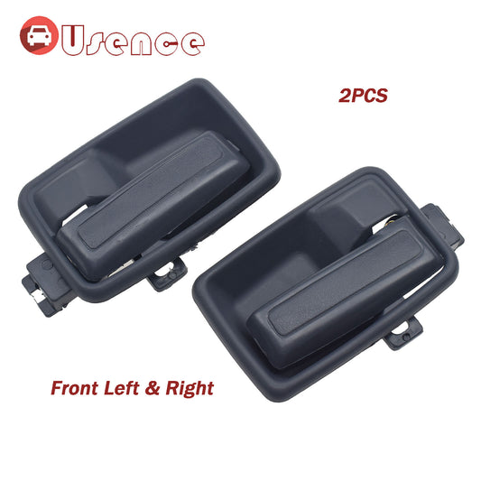 2PCS Gray Interior Door Handle Front Left  Right For 1989-2001 for Isuzu Pickup TFR