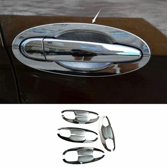 for BMW X1 E84 2013-15 ABS Chrome Exterior Outside Door Bowl Molding Cover Trim