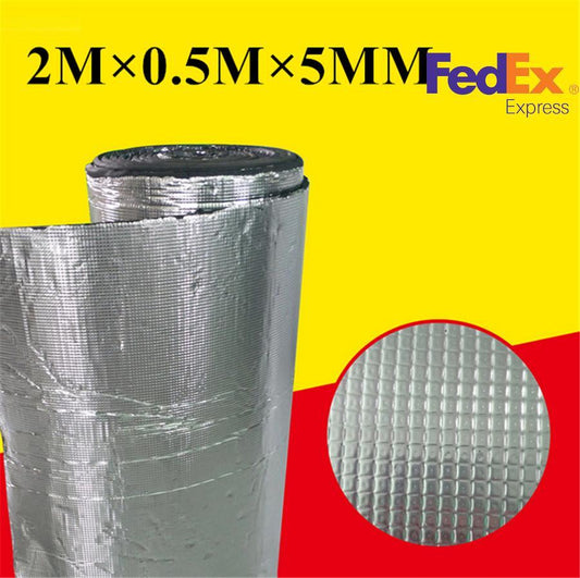 1PC 2x0.5m Car Hood Trunk Floor Firewall Flame Retardant Mat Heat Insulated Pad Q