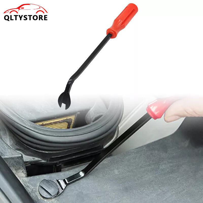 Car Door Panel Remover Body Retainer Clip Auto Trim Upholstery Pry Hand Tool Red Q