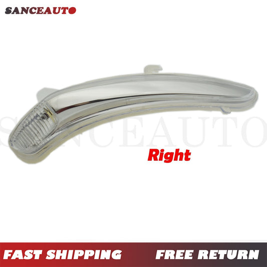 Right-side clear rearview mirror light and turn signal light lens for Peugeot 208 (2012-17) n