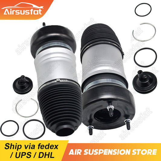 Paar for Mercedes W205 C250 C300 C400 C350 C63 Vorne L&R Luftfederung Luftfeder Q