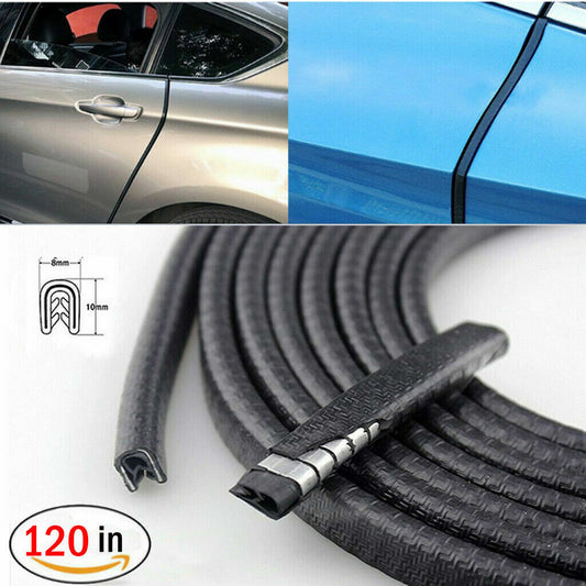 120 Car Door Seal Strip Rubber Weatherstrip Protector Edge Trim Guard Pinchweld