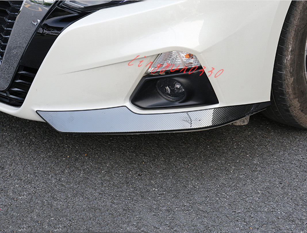 for Nissan Altima 2019-22 carbon fiber Front Bumper Bottom Protector Cover Trim