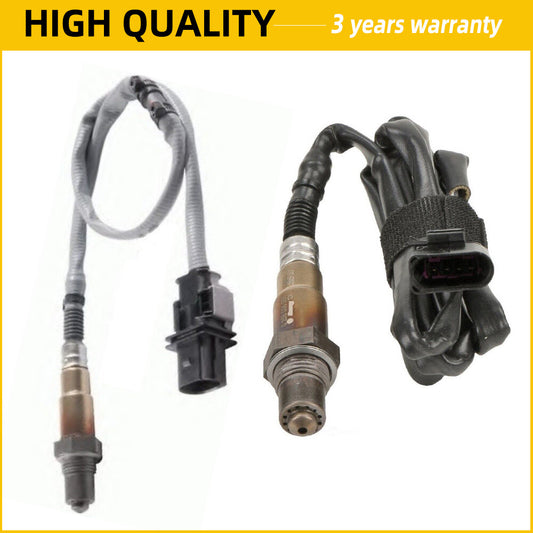2pcs Front+Downstream Oxygen O2 Sensor for VW CC Eos GTI 2.0L L4 CBFA for Audi A3 Q
