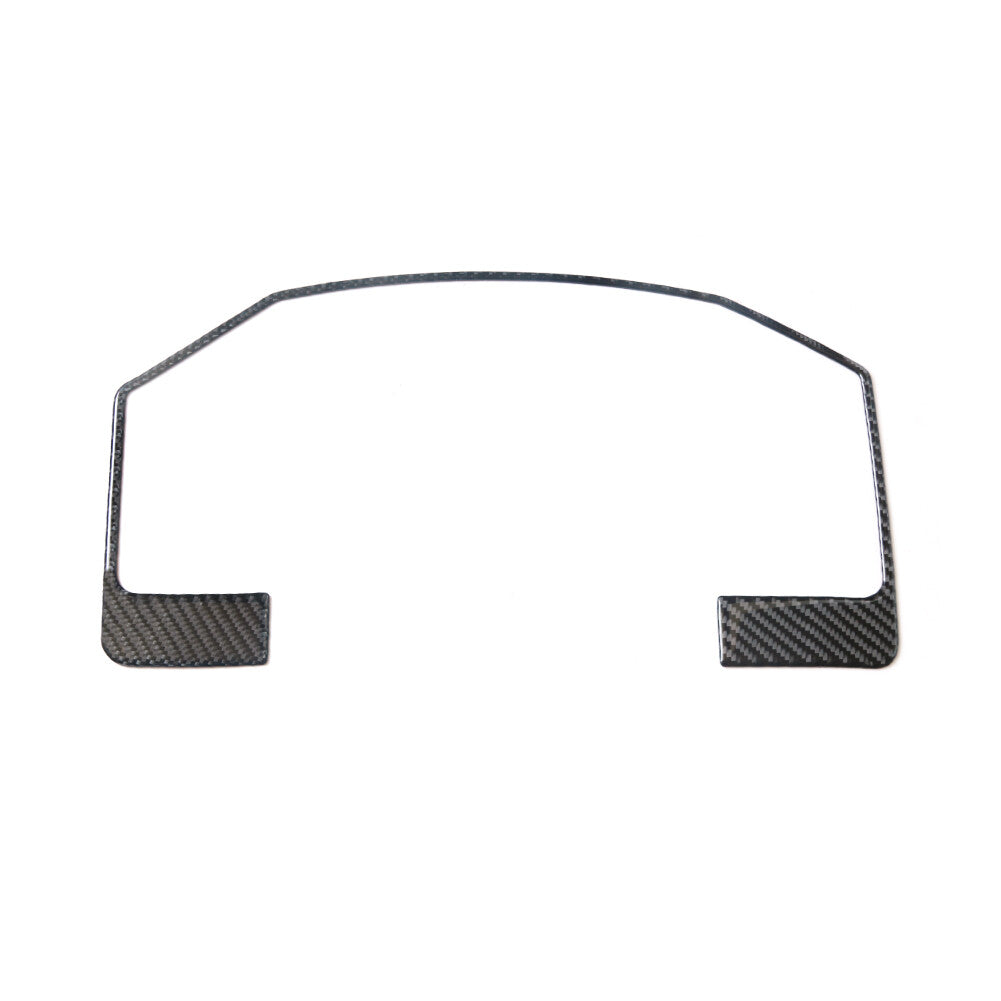 Steering Wheel Side Panel Trim Carbon Fiber for Mustang Mach-E 2021-2022 v