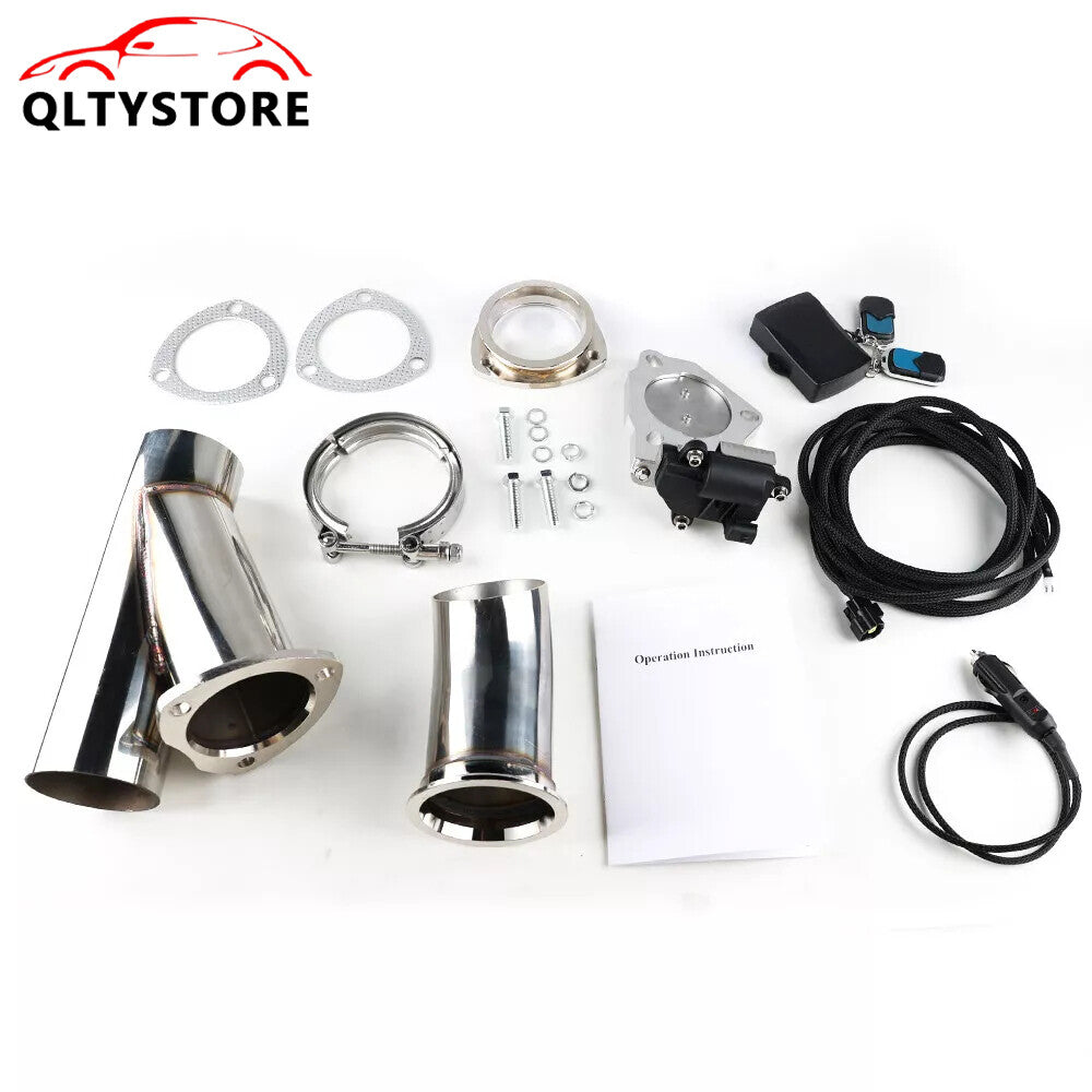 3''/3inch Exhaust Valve Dump Valve Motor Pipe Flange Gasket Kit Remote Control Q