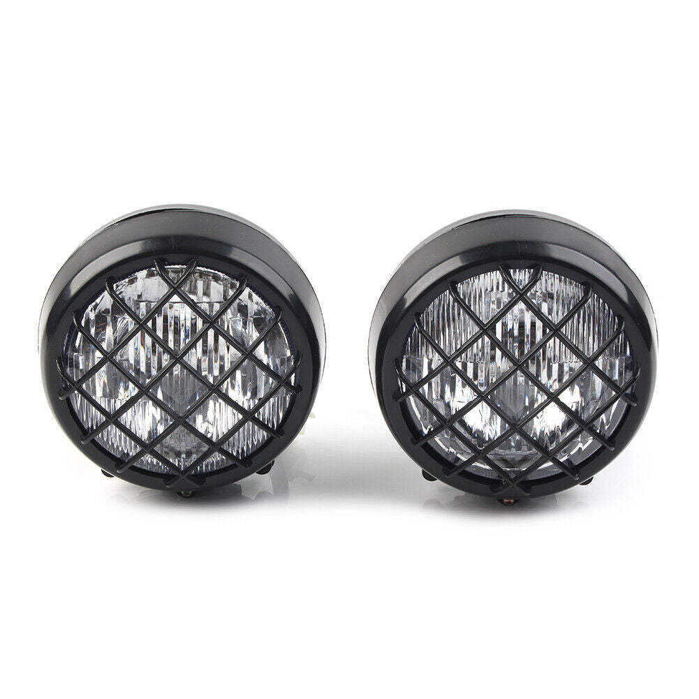 for Yamaha Banshee 1987-2006 Warrior 350 Grills Headlights w/Lens Black US