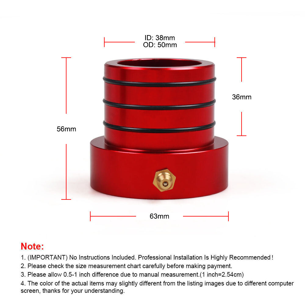 MG21103 Front Inner Outer Axle Tube Seal Kit for Jeep for Wrangler JK TJ XY YJ Red Q