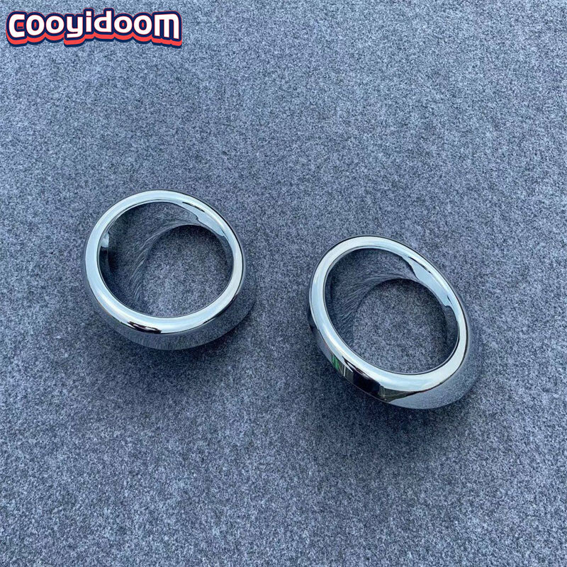 Accessory Auto Parts for Honda Pilot 2019 Chrome Front Fog Lamp Frame Cover