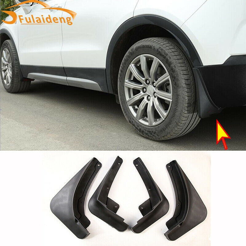 for Cadillac XT4 2018-2023 Black Car Mudguards Mud Flaps Splash Guard Fenders 4P